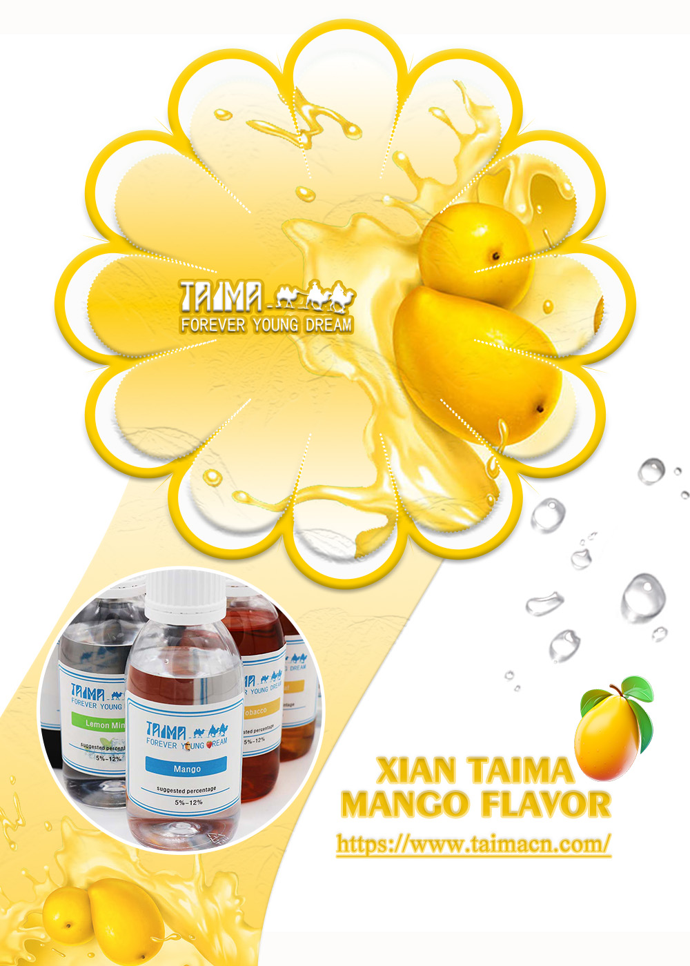 Taima E juice Mango/Gold Mango Flavor High Concentrate