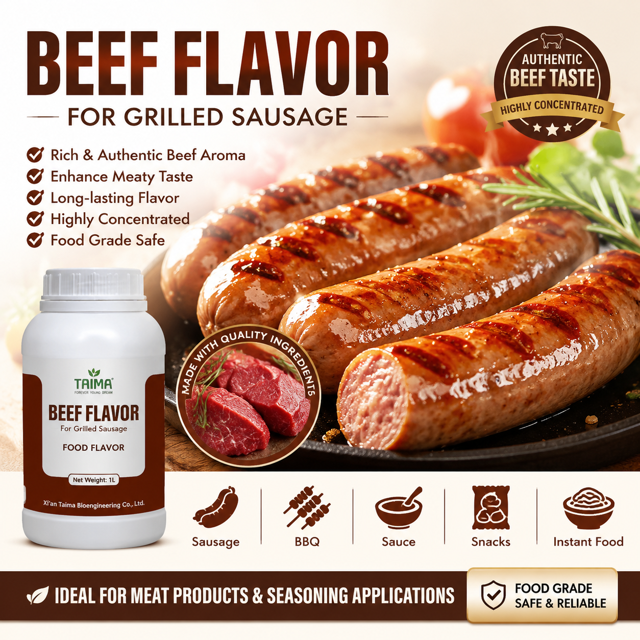 Taima Beaf Flavor For BBQ High Concentrate