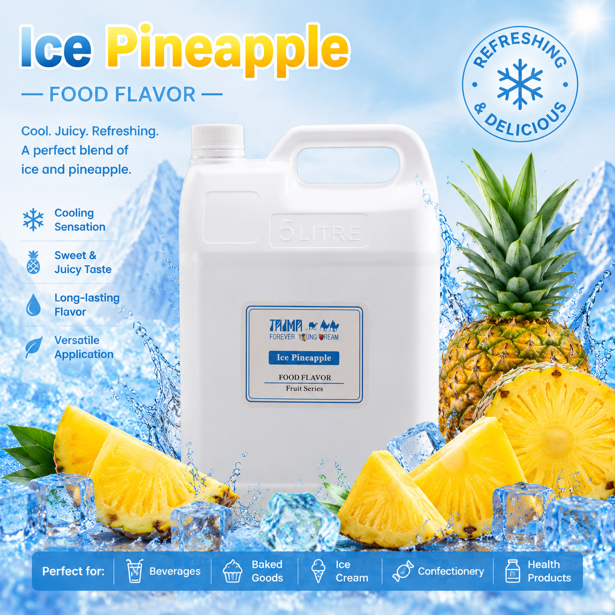 Manufacturer Bulk Order Fruit Concentrate Ice Pineapple Flavourings Aroma/Essence /Flavours