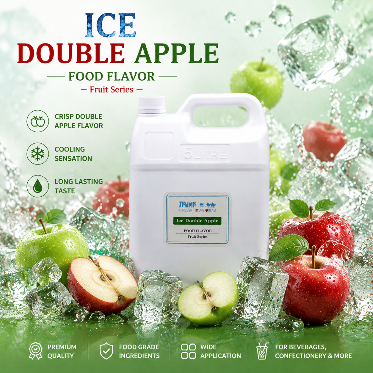 Manufacturer Bulk Order Fruit Concentrate Ice double apple Flavourings Aroma/Essence /Flavours