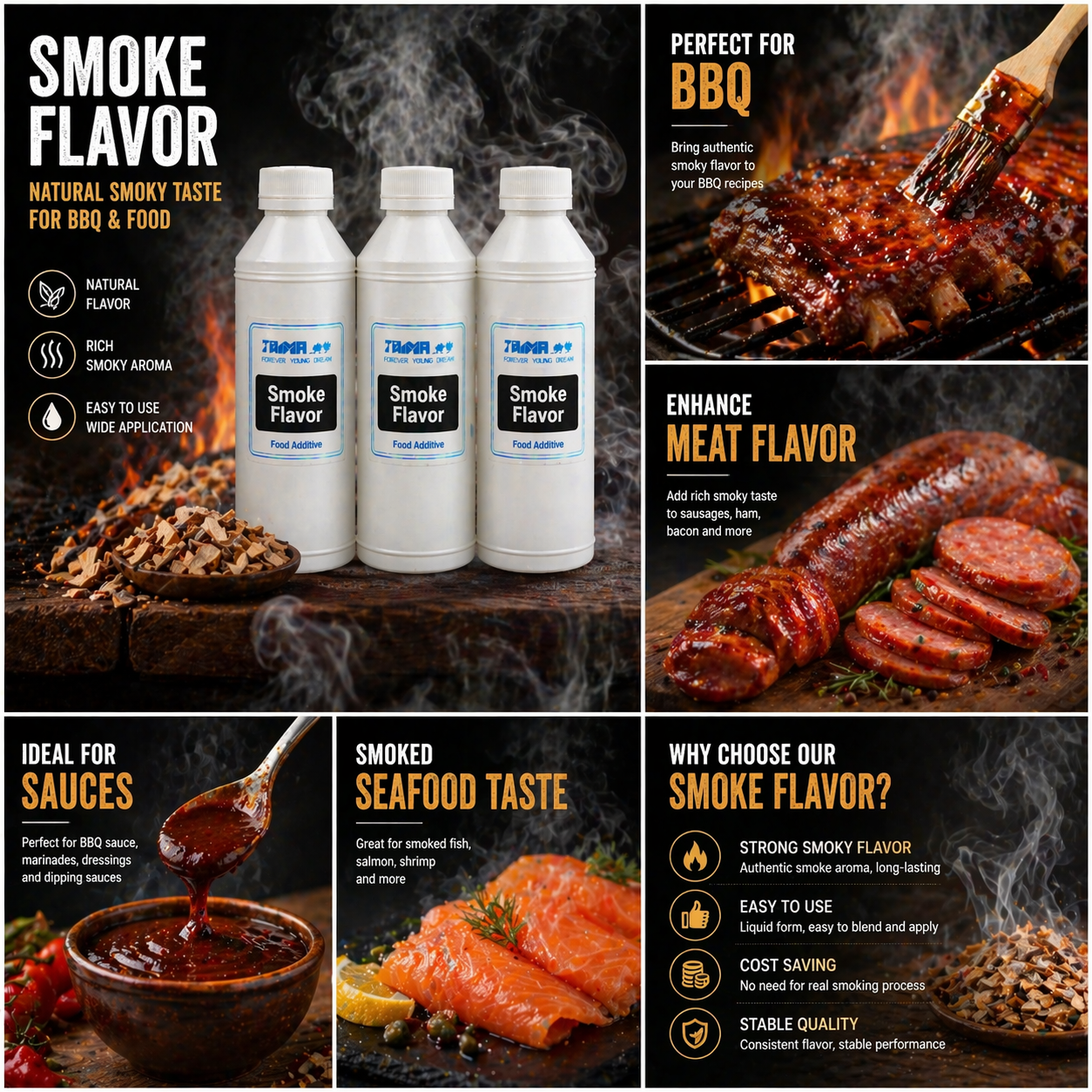 Essential Oil Smoke Flavor For BBQ