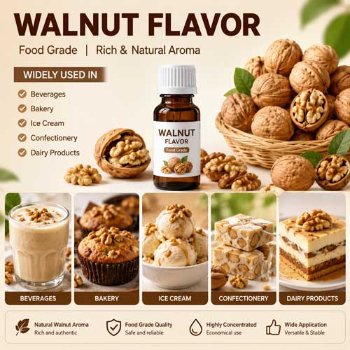 Concentrated Walnut Food Flavor For Food Confectionery