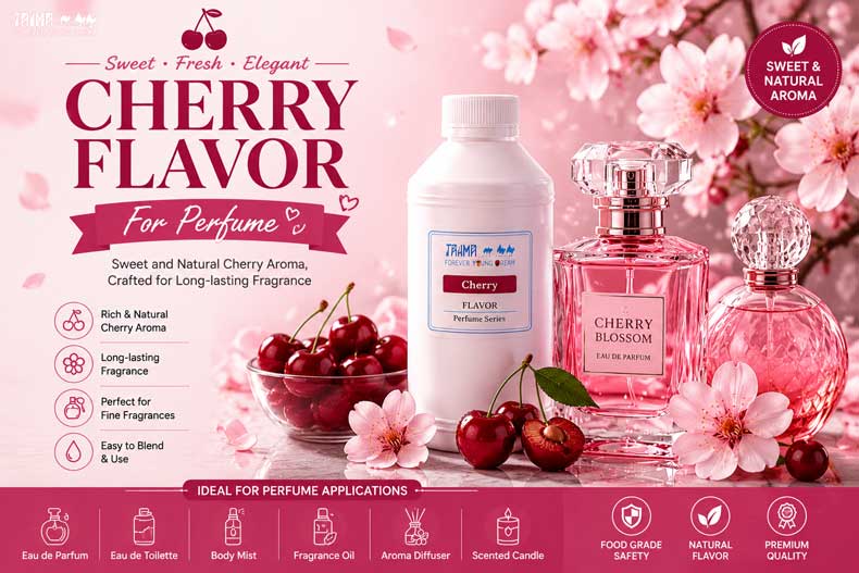 Factory Bulk Order Cherry Perfume Oil Concentrate Liquid Flavor Fragrance