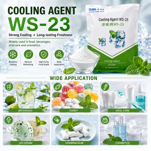 Cooling Agent WS-23 Powder CAS 51115-67-4  Flavor Additive