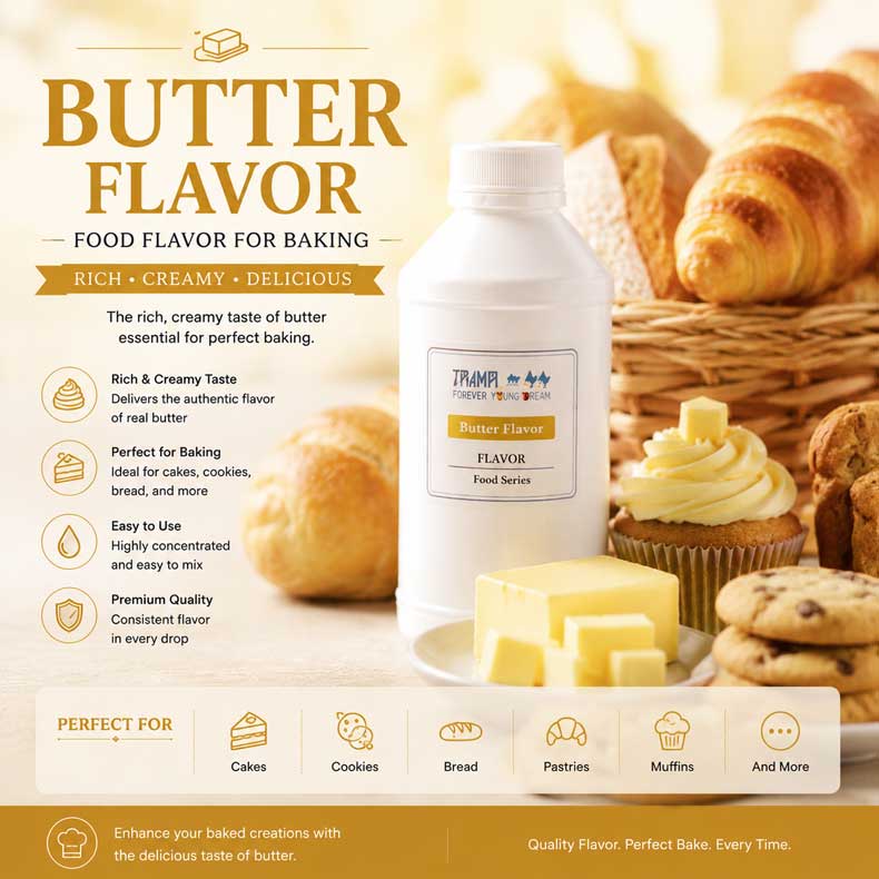 Taima Factory Bulk Order Butter flavor Concentrate Flavours for Food and Beverage