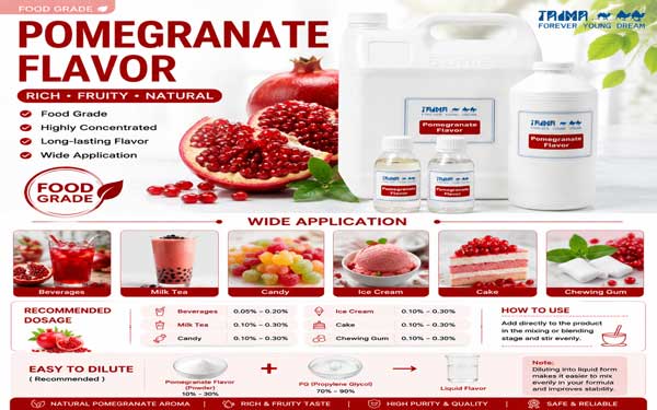 Beverage Pomegrante Flavor High Concentrate