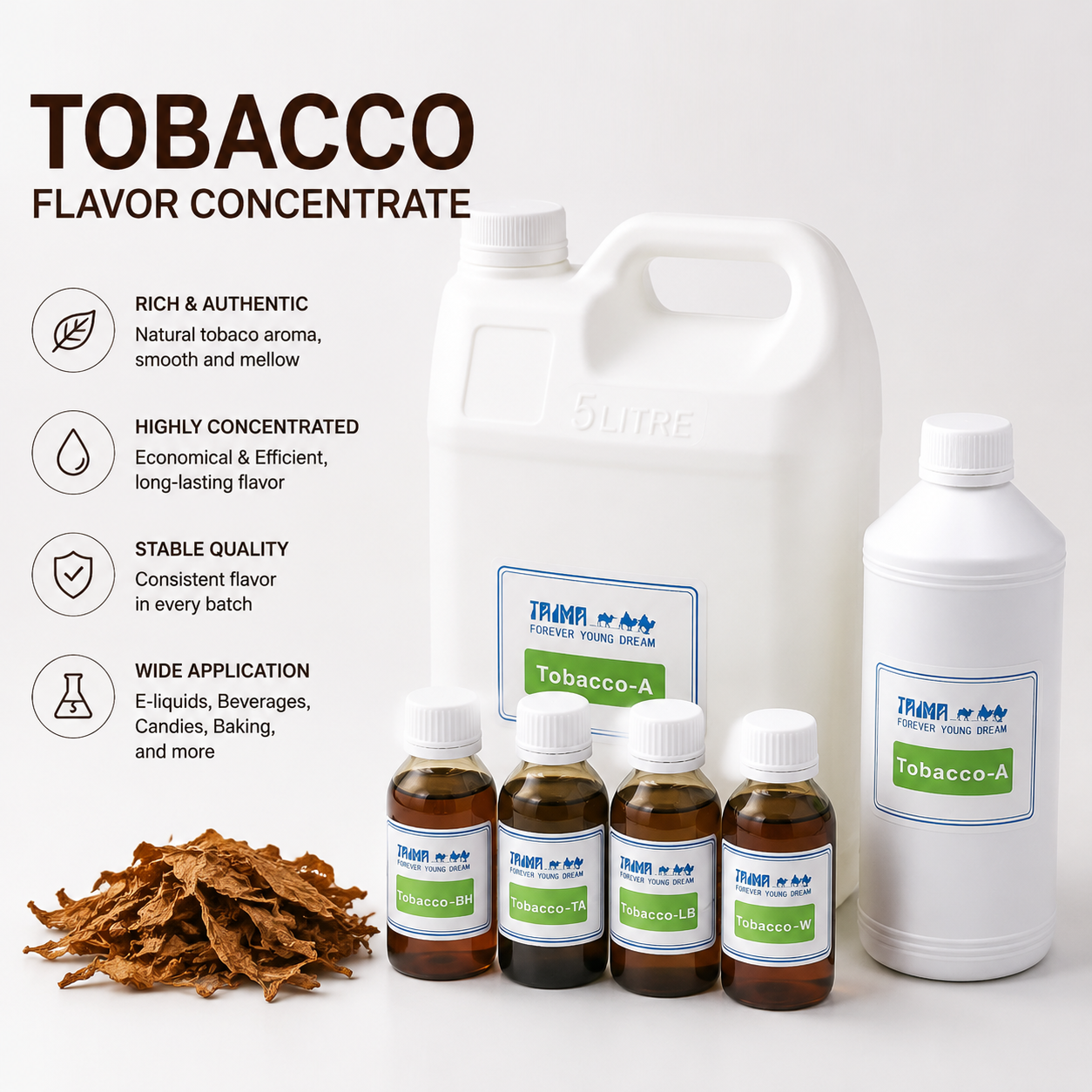 Food Grade High Concentrate Tobacco Flavor For Vape